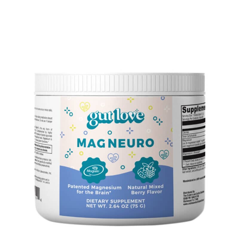 Gut Love Supplements MagNeuro Magnesium Opaque Plastic Container