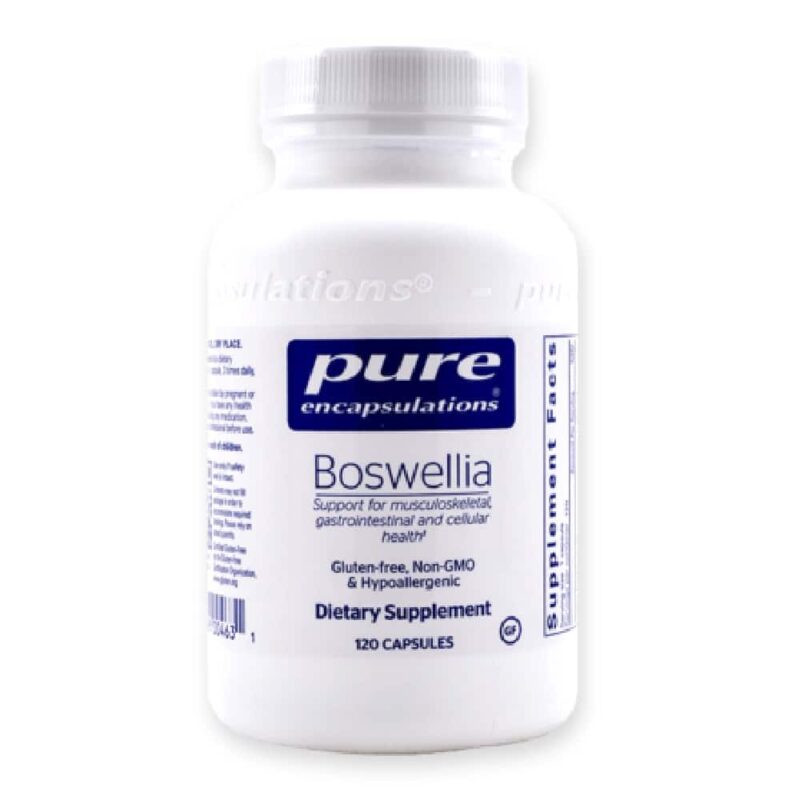 Pure Brand Boswellia Anti-inflammatory Supplement Opaque Plastic Bottle